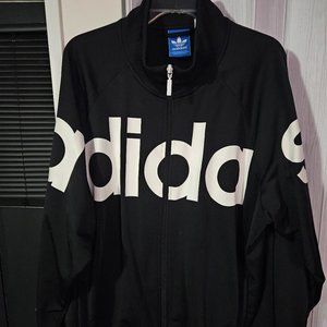 Adidas body logo track coat